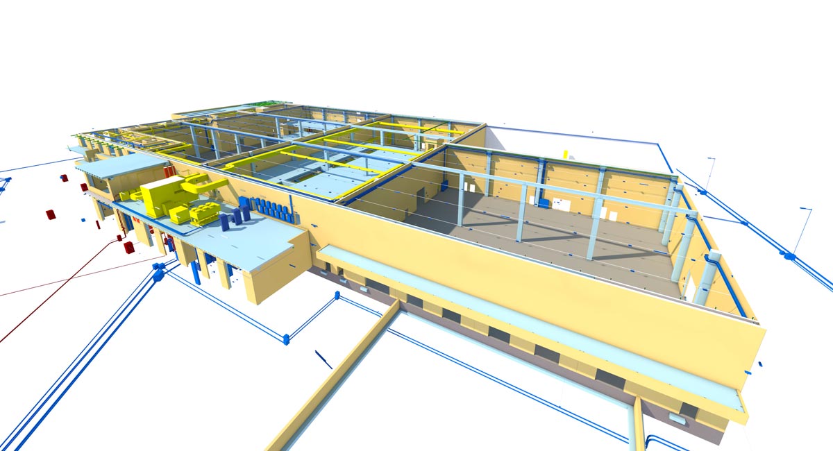 BIM project for food production complex